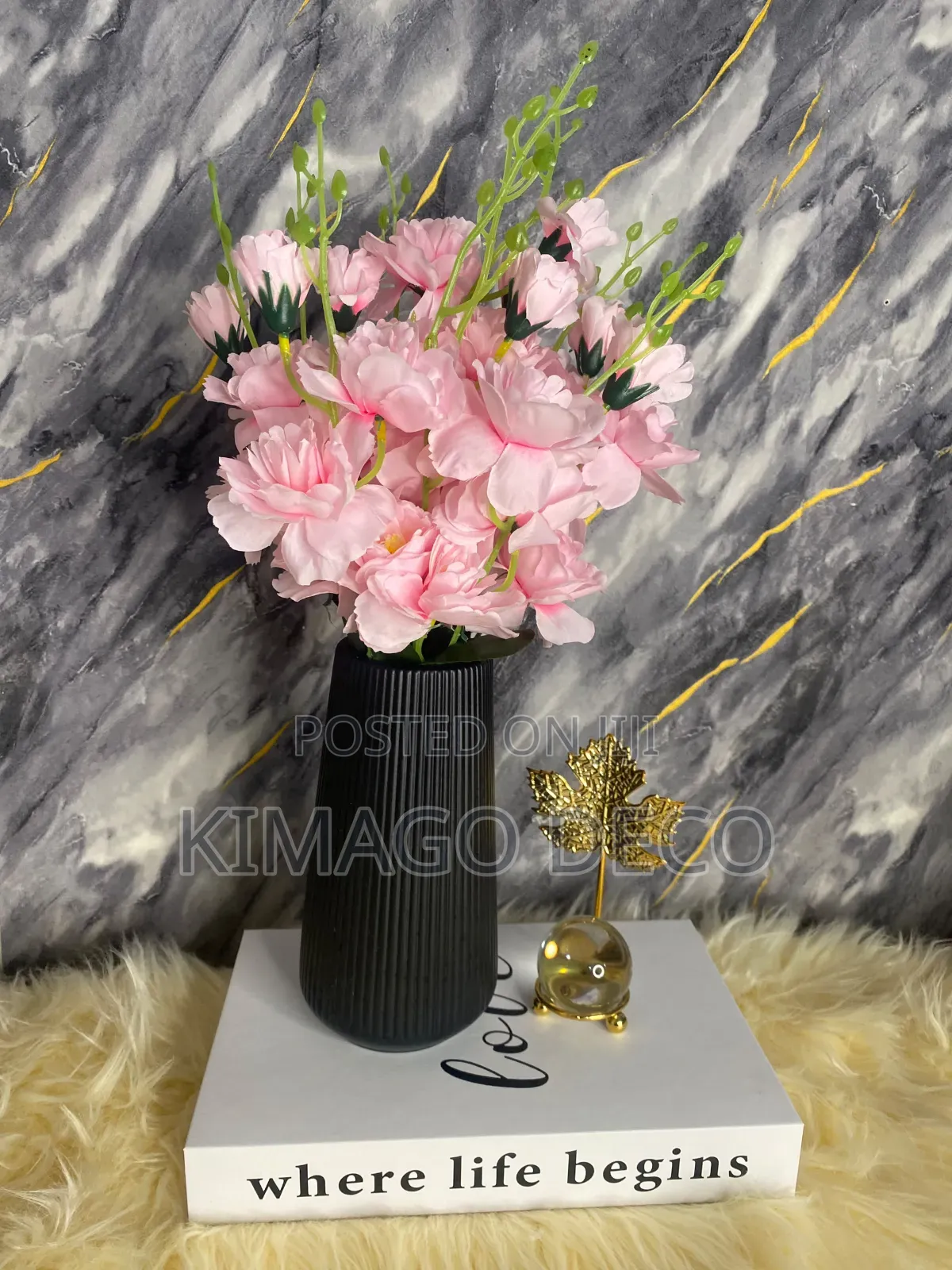 Seti Ya Maua Ya Meza Ya Chakula (Dining Table Flower Vase
