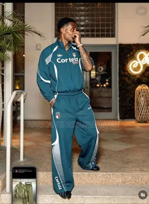 Cortiez Tracksuits Include Stand Collar Jacket and Straight Trousers