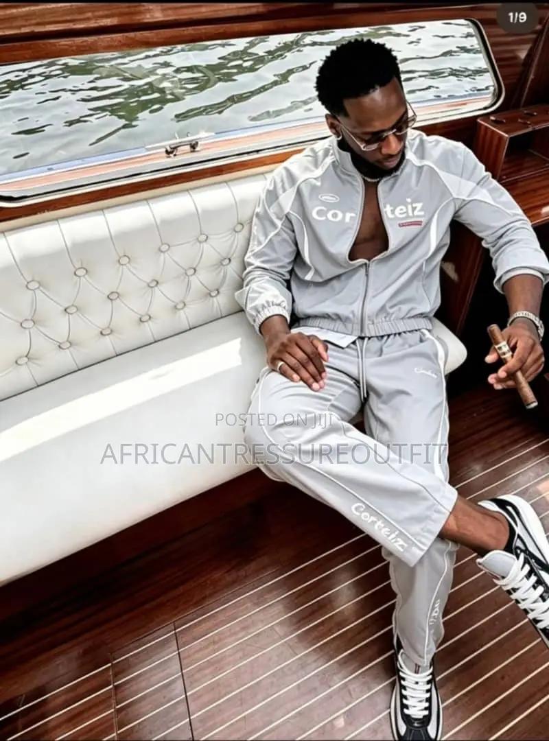 Cortiez Tracksuits Include Stand Collar Jacket and Straight Trousers