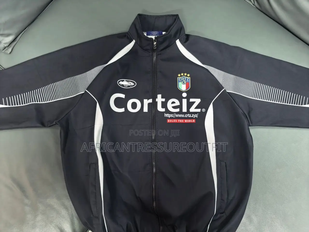 Cortiez Tracksuits Include Stand Collar Jacket and Straight Trousers