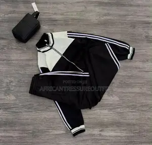 Adot Colour Block Tracksuits With Double Stripe Detail on the Sleeves