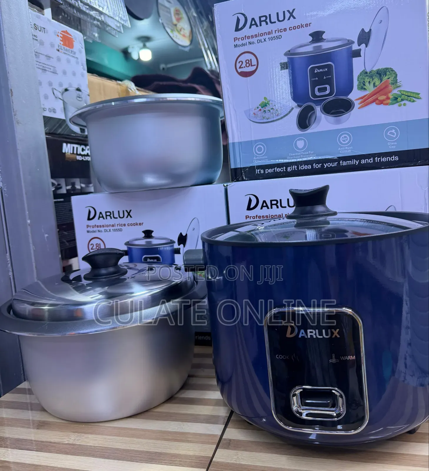 2.5kgs Darlux Rice Cooker With 2 Pots