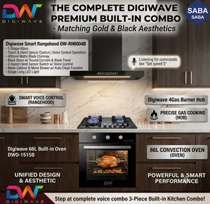 *Digiwave Kitchen Combo Set** *T Shape Range Hood Cooker 60cm
