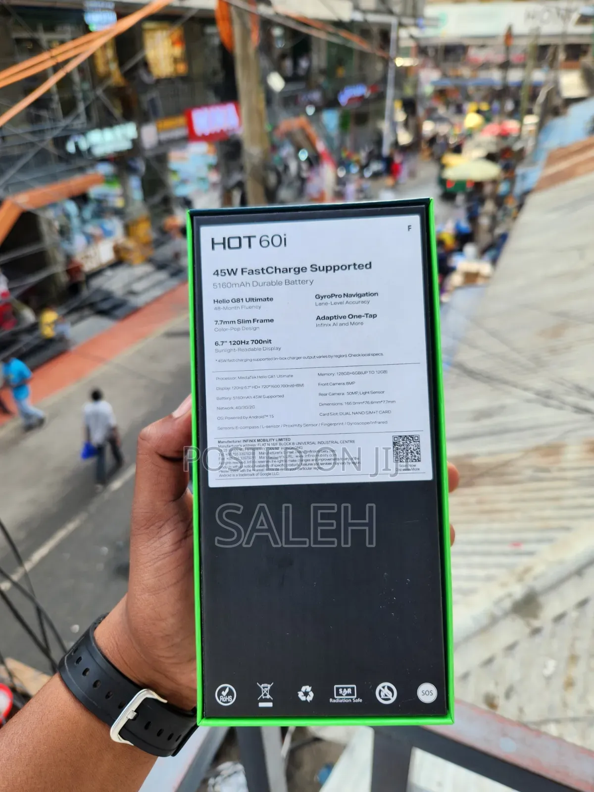 New Infinix Hot 16 GB