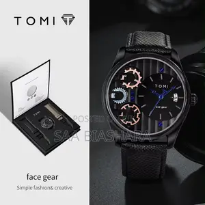 Tomi Brand Classic Watch Full Black