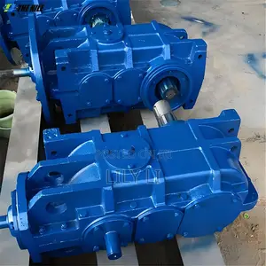 Heavy-Duty Gear Reducer Horizontal Cylindrical Gearbox Reducer
