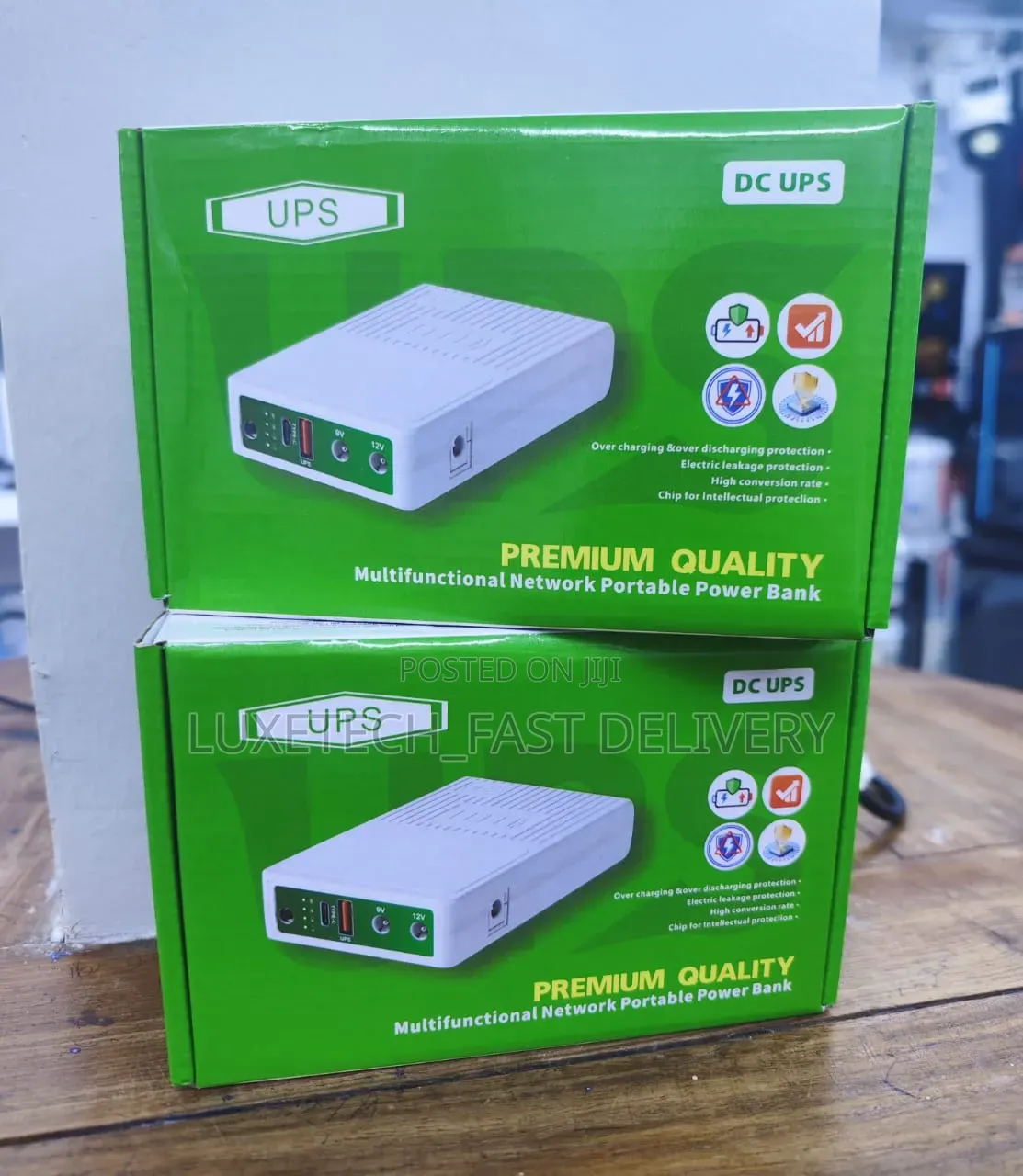 Mini DC UPS for WiFi Router, Modem and CCTV – 9v/12v Backup Battery