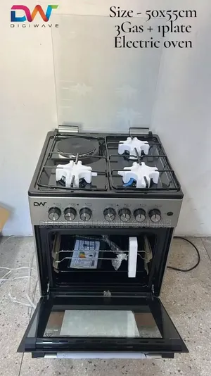 *Digiwave 3Gas + 1Plate Standing Cooker at 550,000* Oe