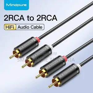 Mindpure 2RCA to 2RCA HiFi Audio Cable for Premium Sound Quality