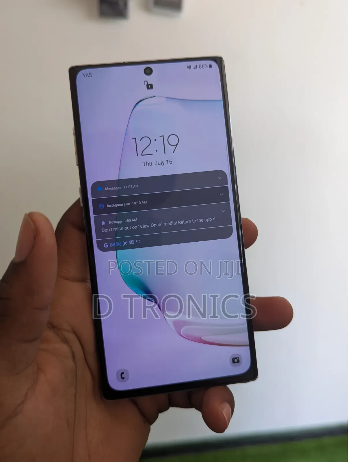 New Samsung Galaxy Note 10 Plus 256 GB Silver