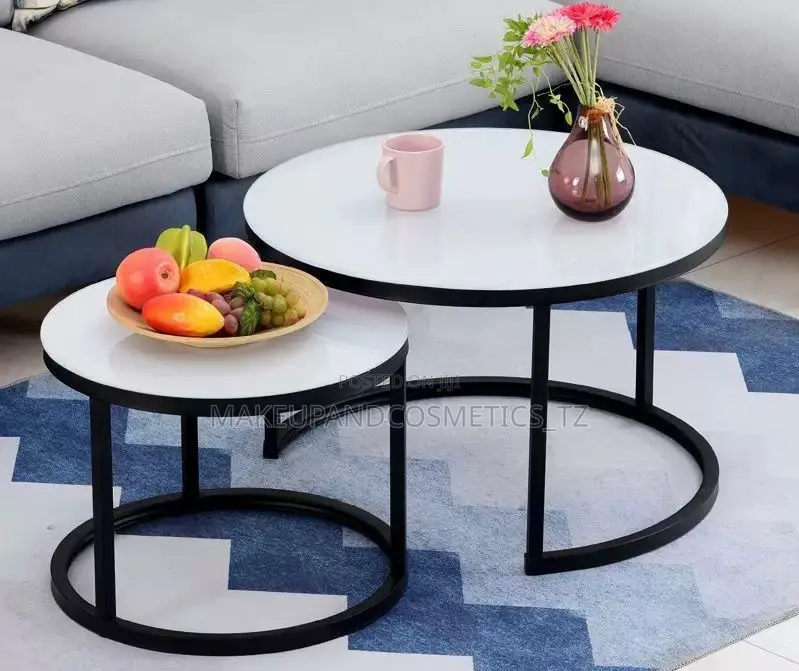 Marble - Top Round Nesting Table
