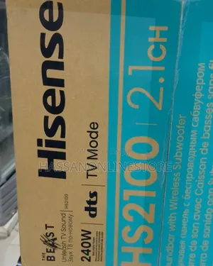 Hisense 2.1 Channel 240W Soundbar With Wireless Subwoofer | HS2100