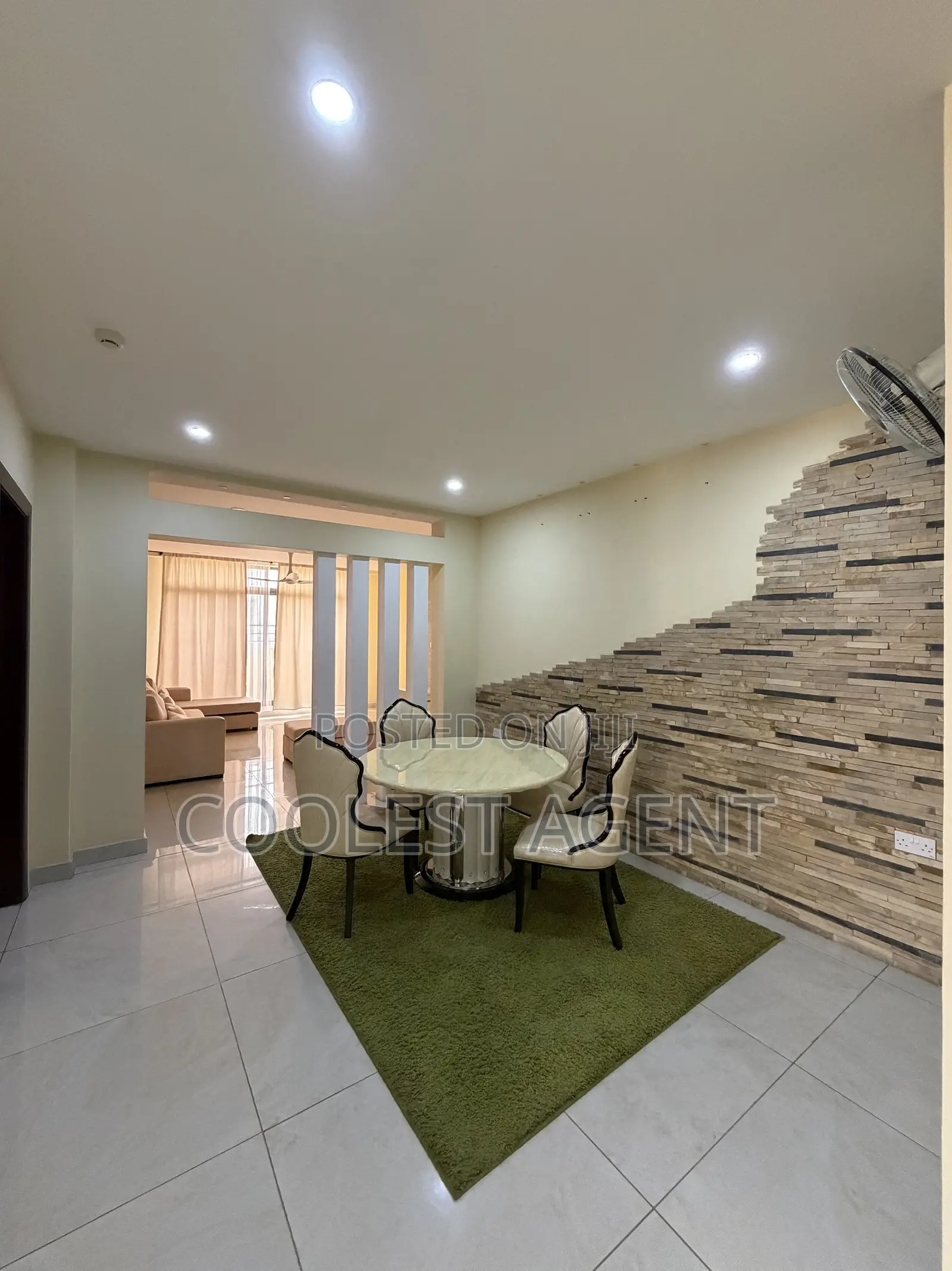 Furnished 3bdrm Apartment in Coolest, Upanga East for rent