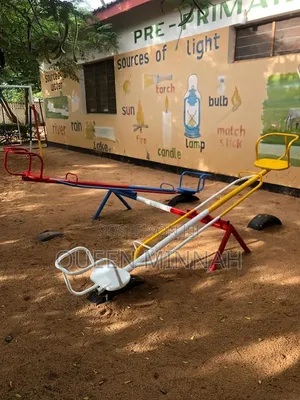 Two Playground Seesaws