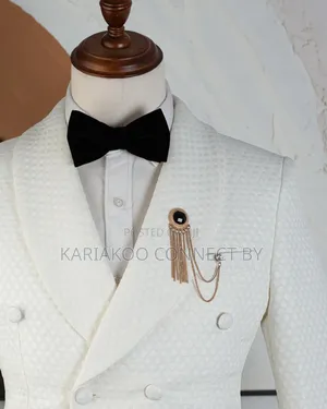 ​Royal Ivory Double-Breasted Tuxedo