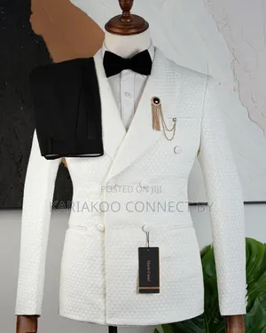 ​Royal Ivory Double-Breasted Tuxedo
