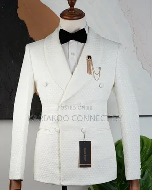 ​Royal Ivory Double-Breasted Tuxedo
