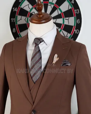 ​Classic Chestnut Brown 3-Piece Tuxedo