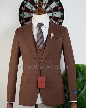​Classic Chestnut Brown 3-Piece Tuxedo