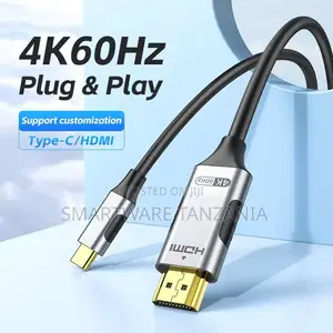 4K60Hz Type-C to HDMI Cable for Seamless Plug Play Connectivity