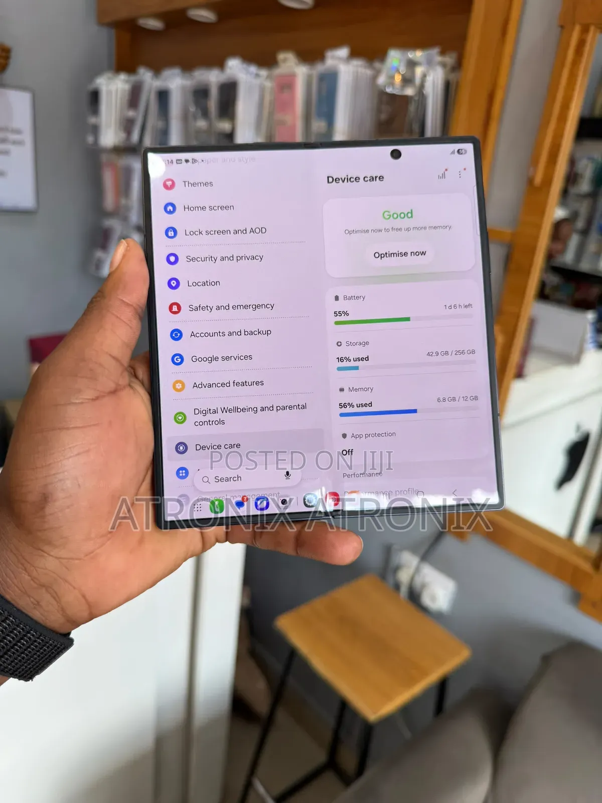 New Samsung Galaxy Z Fold4 256 GB Black