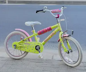 Njano Baiskeli Za Watoto (Used Japan)Umri: Miaka 3 Hadi 7