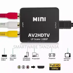 Rca to HDTV for Hdmi Composite 1080p 3 Rca CVBS Adapter