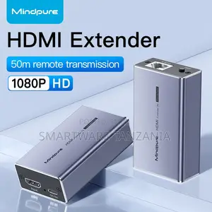 Mindpure HDMI Extender 50m Over Cat6, 1080P Transmitter and Receiver
