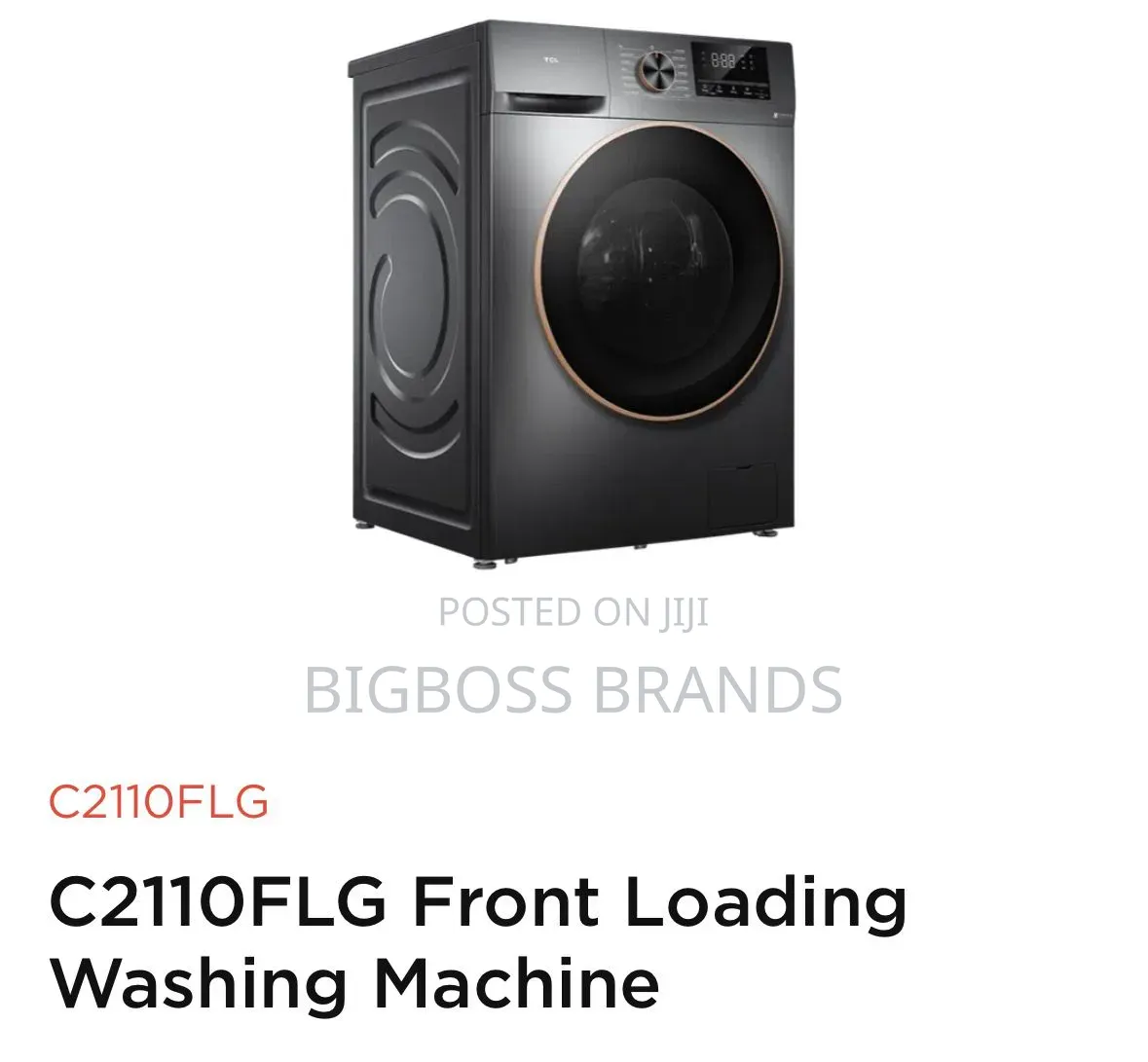 TCL Automatic FRONTLOAD Washing Machine Kg 10