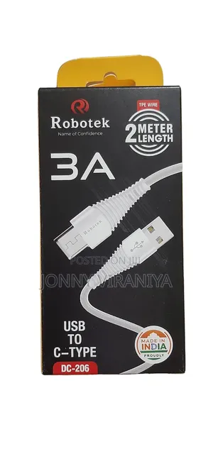 USB to Type C ( 2 Meter ) Fast Charging Cable