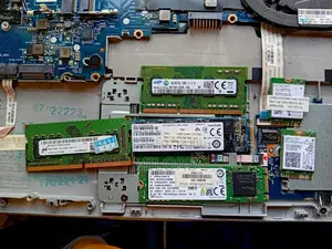 Ram, Wi-Fi Card and M.2 Sata SSD