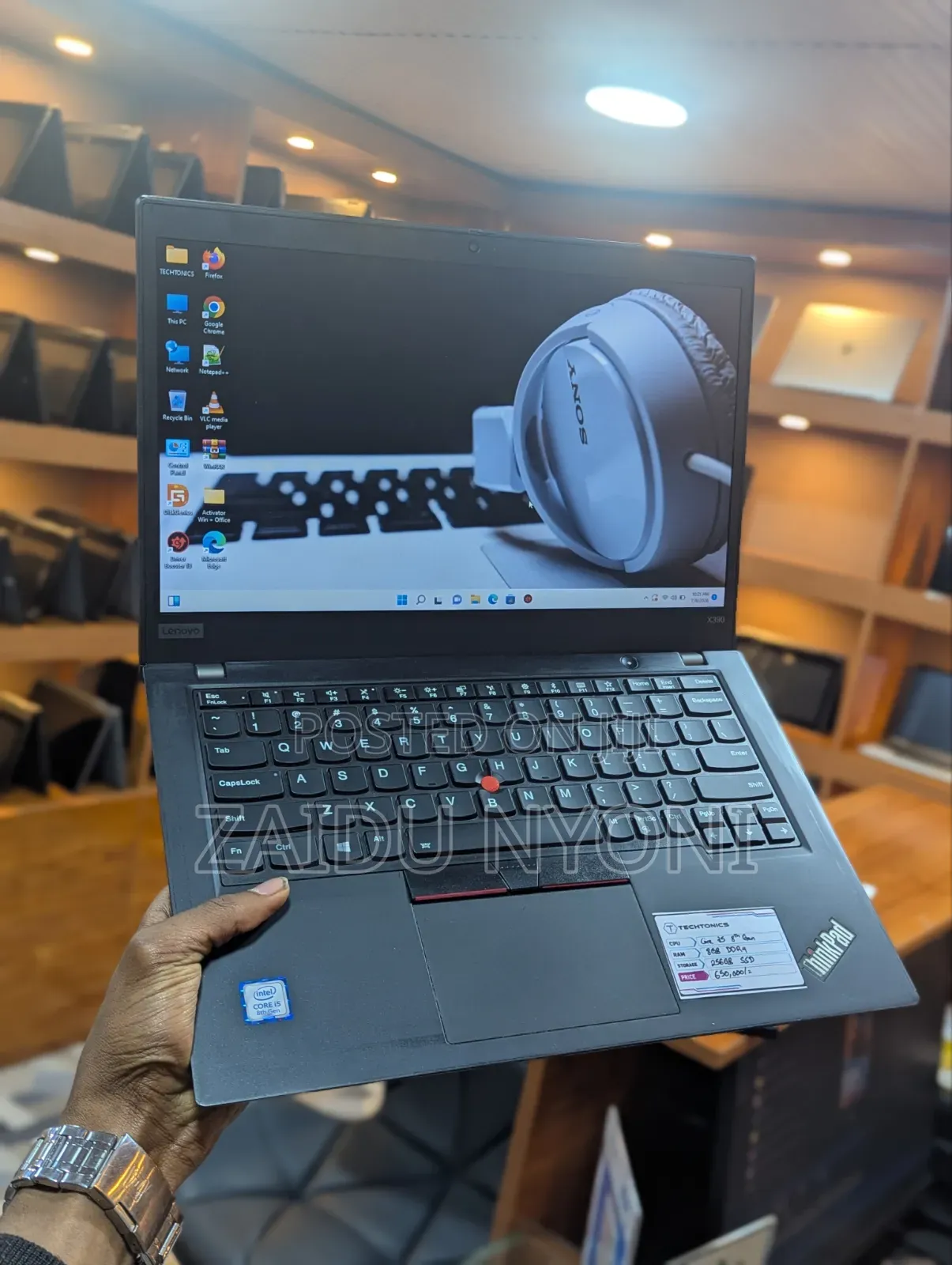 New Laptop Lenovo ThinkPad X390 8GB Intel Core i5 SSD 256GB
