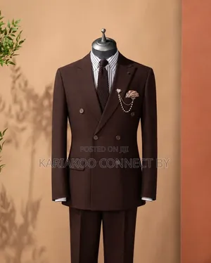  Premium Men’s Double-Breasted Suit ( Ultimate Executive )