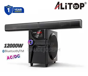 Alitop Subwoofer Bluetooth Fm Radio 12000W