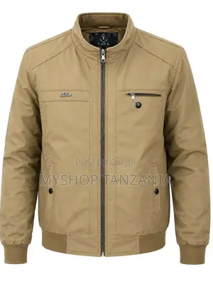 Men Premiun Jacket (All Sizes Available) Khaki