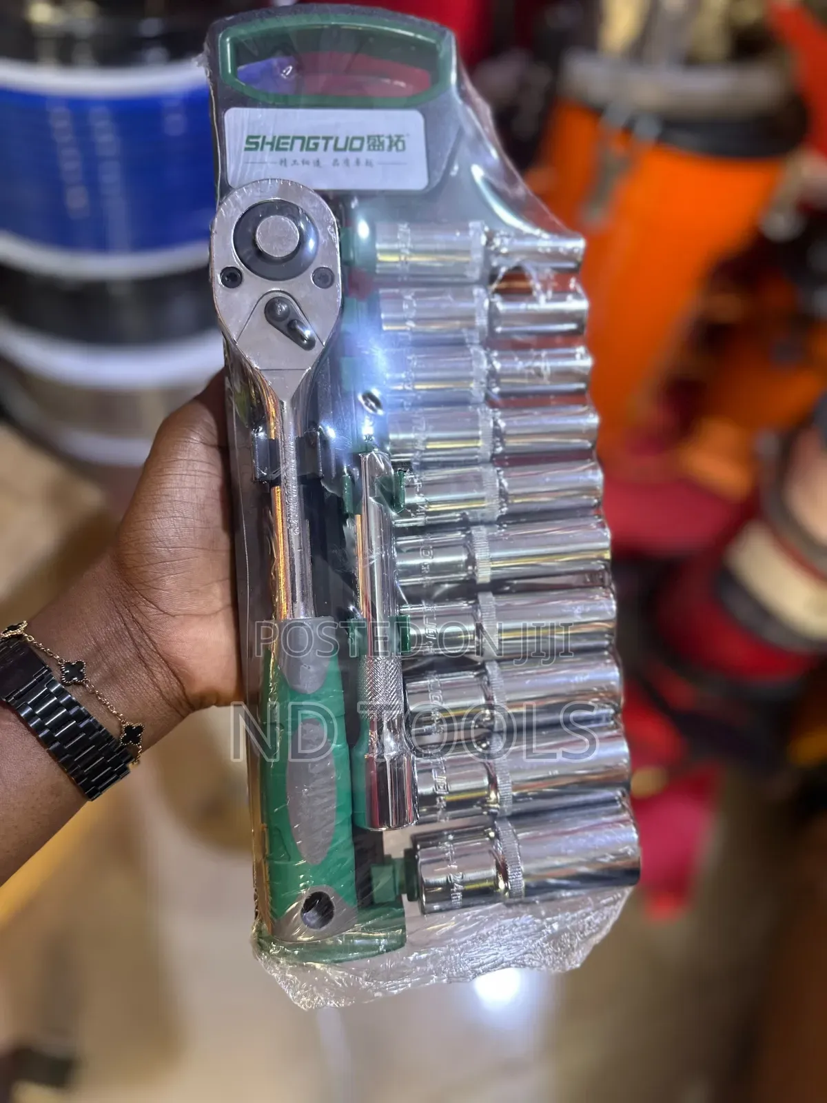 Ratchet Socket Wrenc 1/2 8-24Mm Set 12Pcs