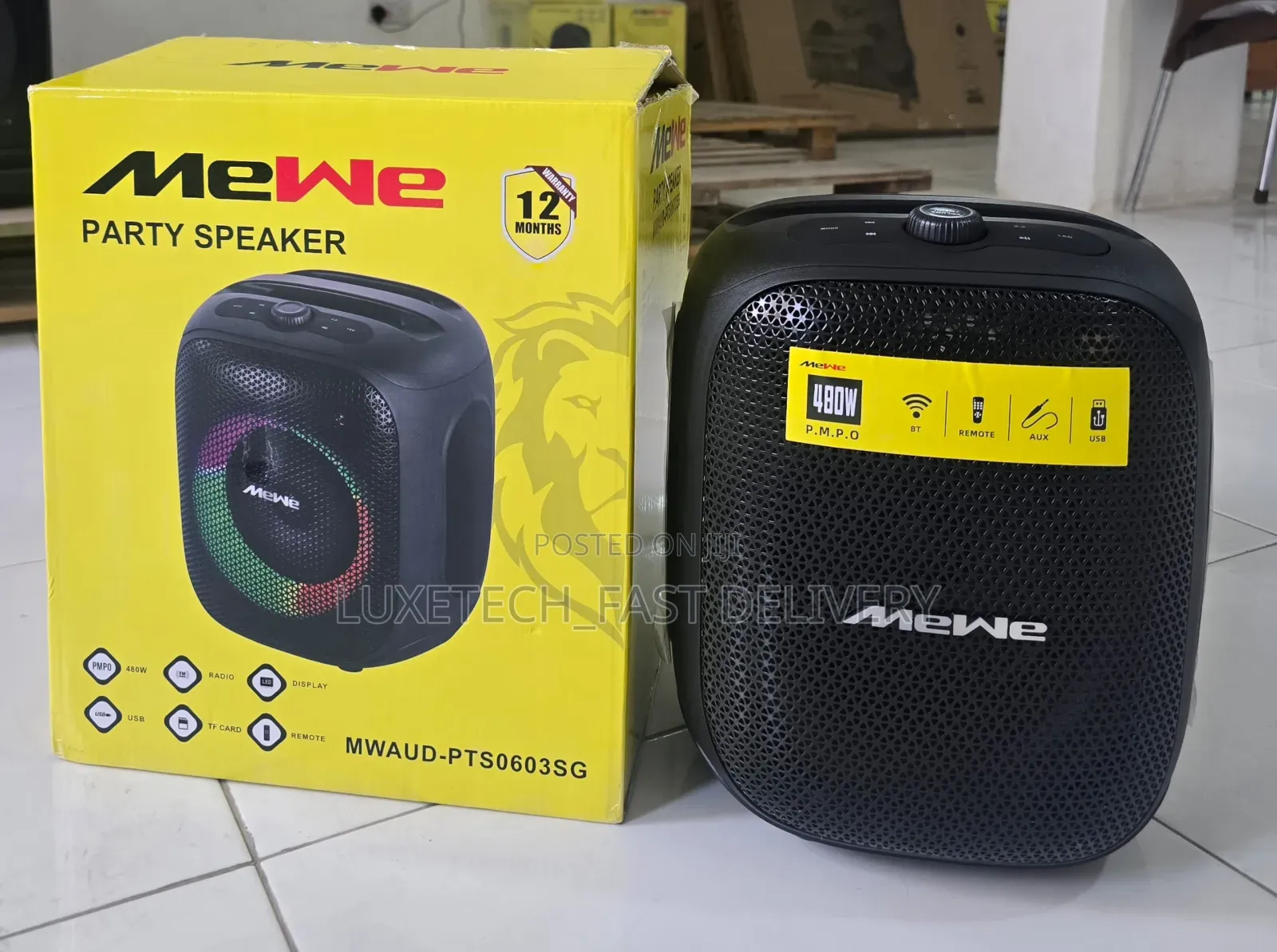 MeWe Portable Speaker – Rechargeable Karaoke Speaker