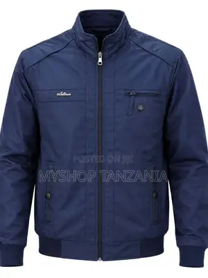 Jacket Kwa Wanaume Rangi Dark Blue