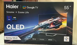 Haier 55 Inches QLED Smart Google TV Ultra HD