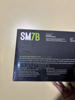 Shure SM7B Professional XLR Studio Microphone for Podcast Recording