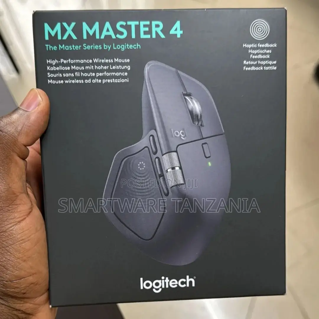 Logitech MX Master 4 Wireless Bluetooth Mouse With Haptic Feedback