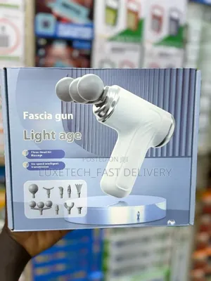 Light Age 9 in 1 Fascia Gun – 3 Head Deep Tissue Massage Gun