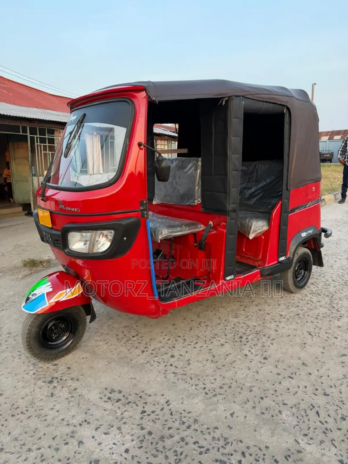 TVS King Deluxe Plus iTouch Start 2026 Red
