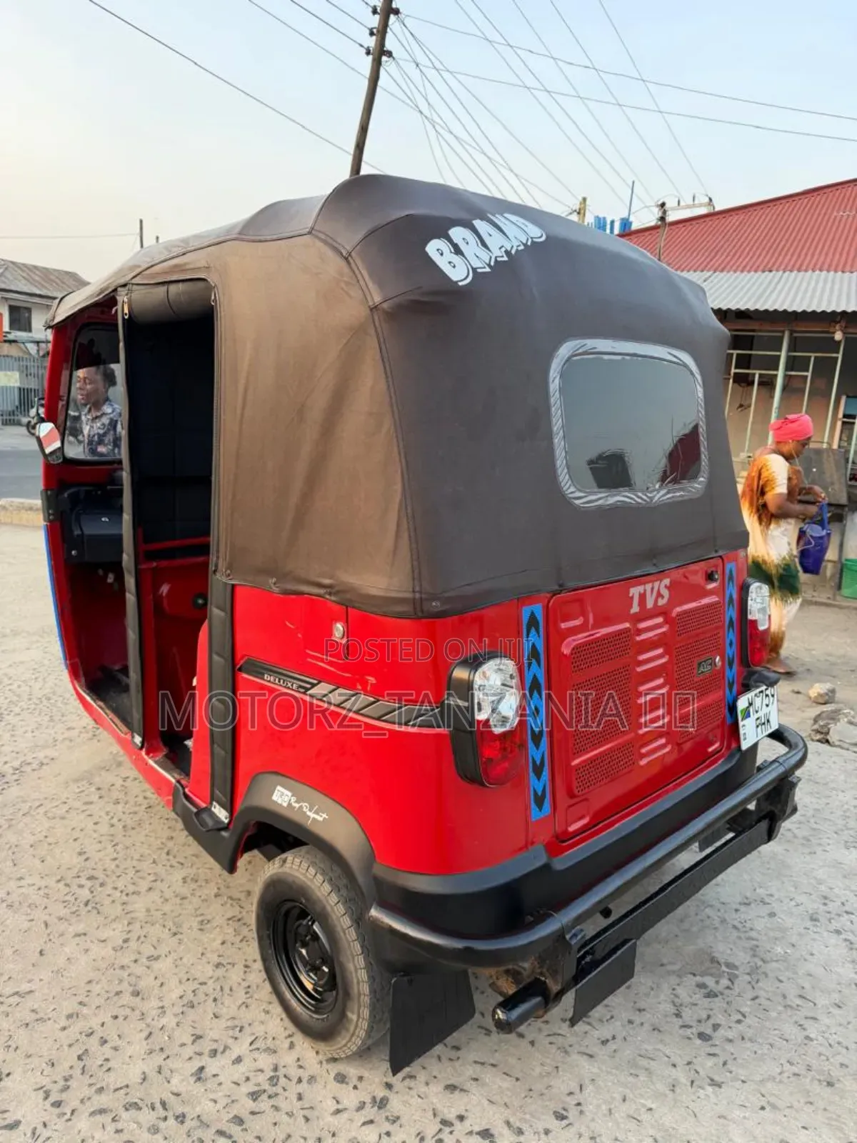 TVS King Deluxe Plus iTouch Start 2026 Red