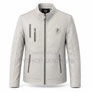 Leather Cream Jacket