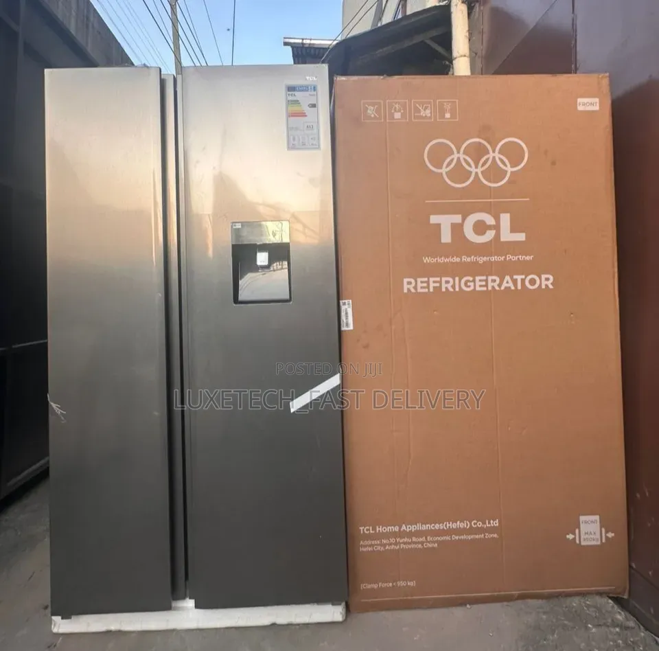 TCL 490 Litres Side-by-Side Fridge Non Frost With Water Dispenser