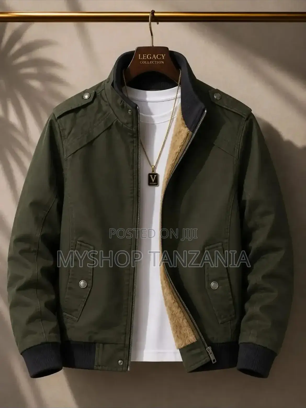 Jacket Toleo Jipya Kijani