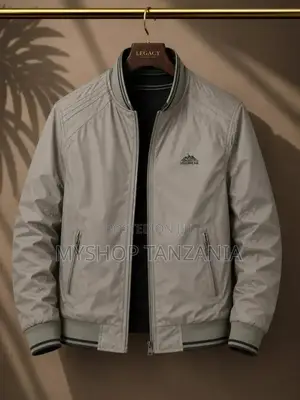 Jacket Muundo Wa Kisasa Rangi Maziwa