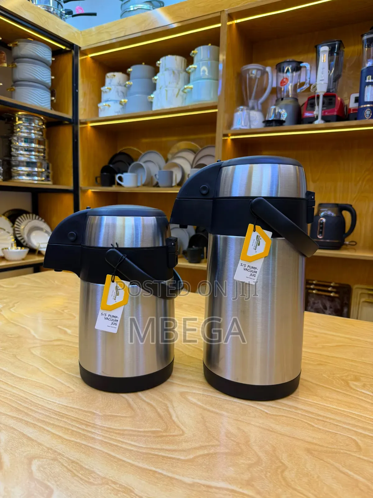 S/S Pump Vaccum Jug (2.5L,3.0L,3.5L,4.0L)