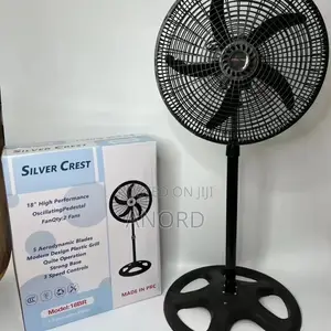 Feni | Fan Mpya Silver Crest 18′′ Yenye Nguvu, Inayozunguka Speed 3